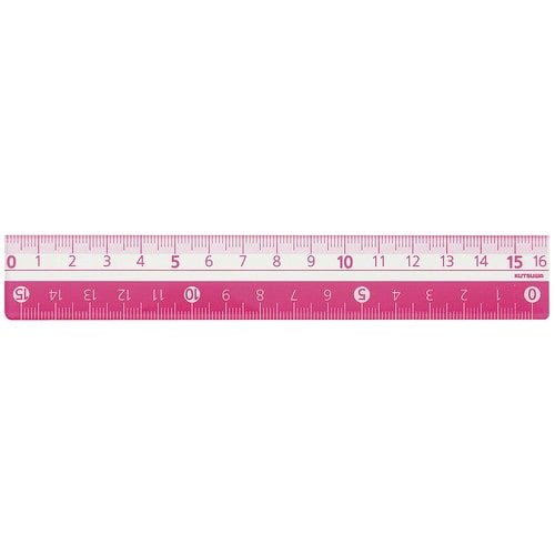 Kutsuwa Non-Slip Ruler 16cm