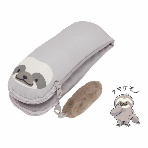 Kutsuwa Relala Foldable Pencil Case - Grey Sloth