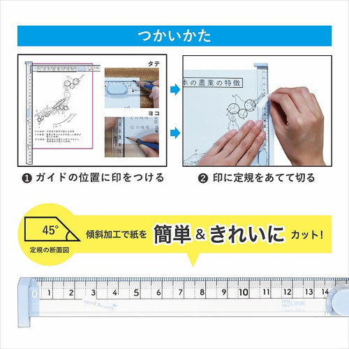 Ruler that can cup paper Mint