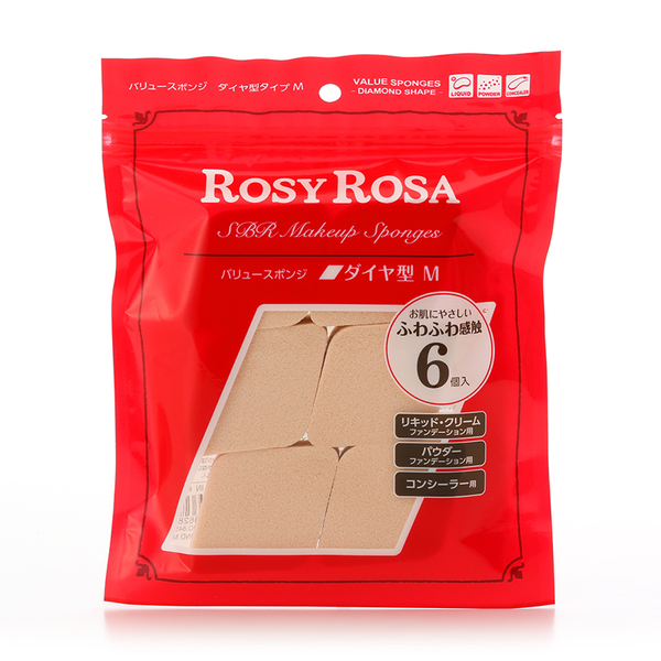 ROSY ROSA Value Sponge Diamond M 6P