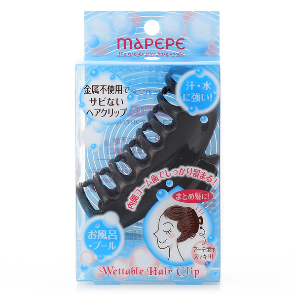 MAPEPE Wettable Hair Clip 3P BK