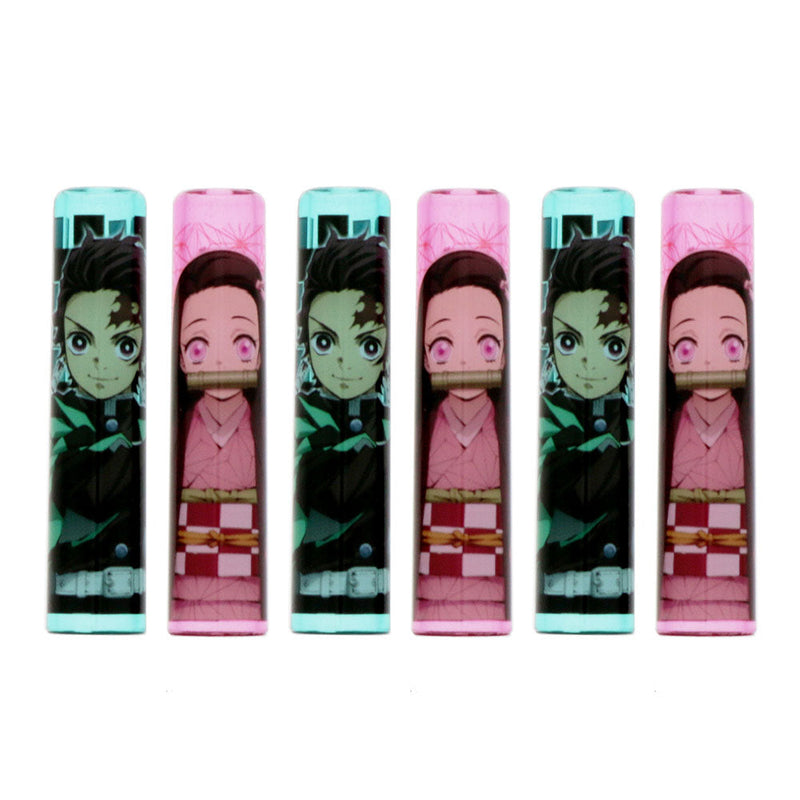 Pencil Caps (Demon Slayer/4.5cm/À1cm (6pcs)/Sun Star/SMCol(s): Green,Pink)