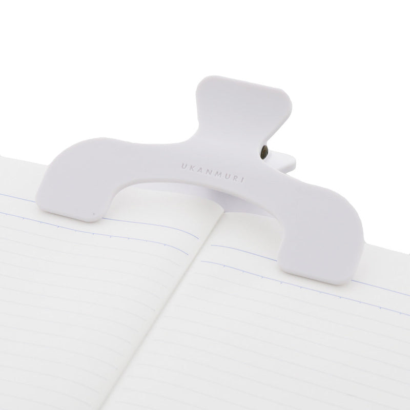 Page Holder (Clear/4x12x7.6cm/Sun Star/Ukanmuri Clip/SMCol(s): White)