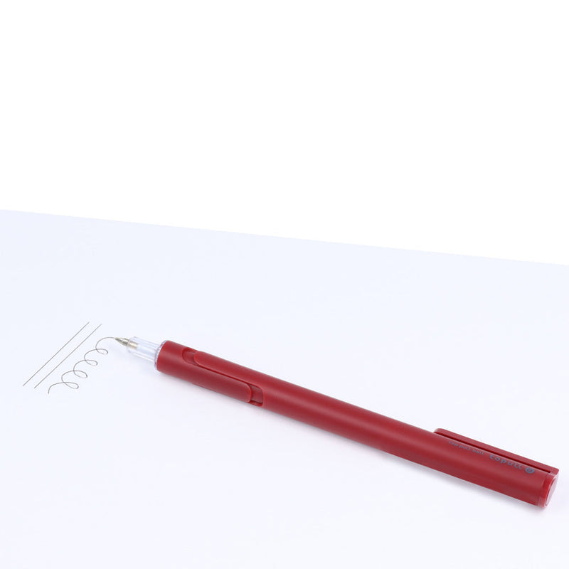 Ballpoint Pen (Pull Pen Tip to Extend Ballpoint Tip/Ballpoint Size: 0.5mm/Black/Sun-Star/Topull B/SMCol(s): Red)