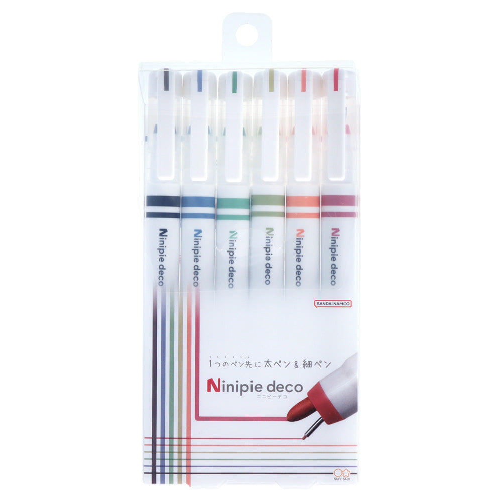 Sun-Star Ninipie Deco Pen & Marker 0.3mm Set - Set A