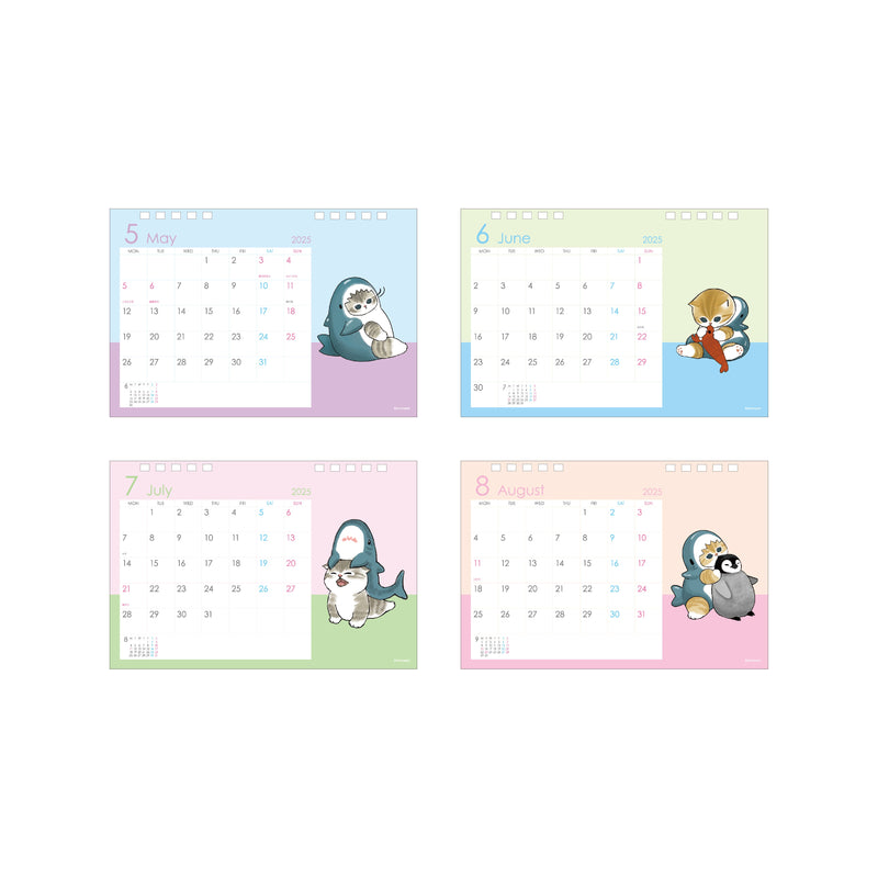 Sun-Star Mofusand Desk 2025 Calendar