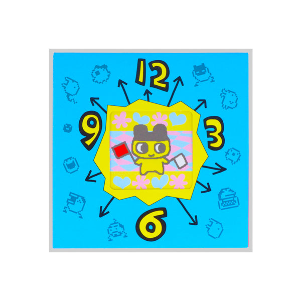 Memo Pad (Cover With Window/4 Designs/Tamagotchi/8.2x8.2cm (84 Sheets)/Sun Star/SMCol(s): Blue,Yellow)