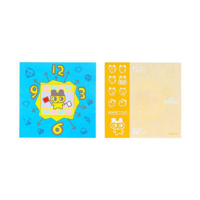 Memo Pad (Cover With Window/4 Designs/Tamagotchi/8.2x8.2cm (84 Sheets)/Sun Star/SMCol(s): Blue,Yellow)