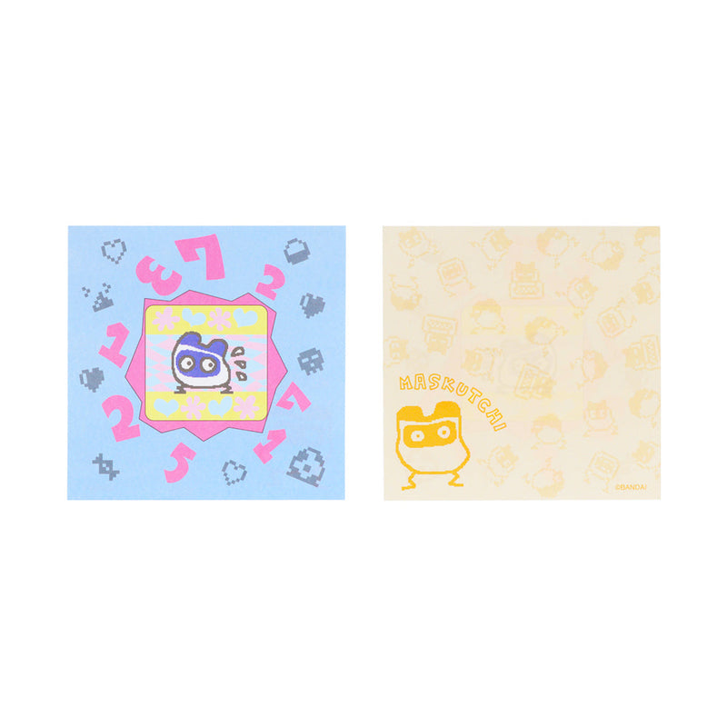 Memo Pad (Cover With Window/4 Designs/Tamagotchi/8.2x8.2cm (84 Sheets)/Sun Star/SMCol(s): Blue,Yellow)