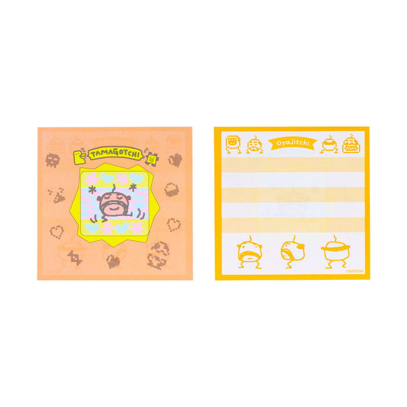 Memo Pad (Cover With Window/4 Designs/Tamagotchi/8.2x8.2cm (84 Sheets)/Sun Star/SMCol(s): Blue,Yellow)