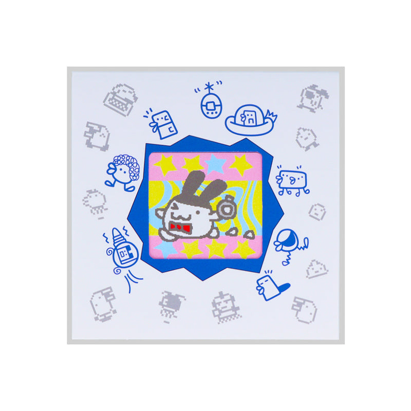 Memo Pad (Cover With Window/4 Designs/Tamagotchi/8.2x8.2cm (84 Sheets)/Sun Star/SMCol(s): White,Purple)