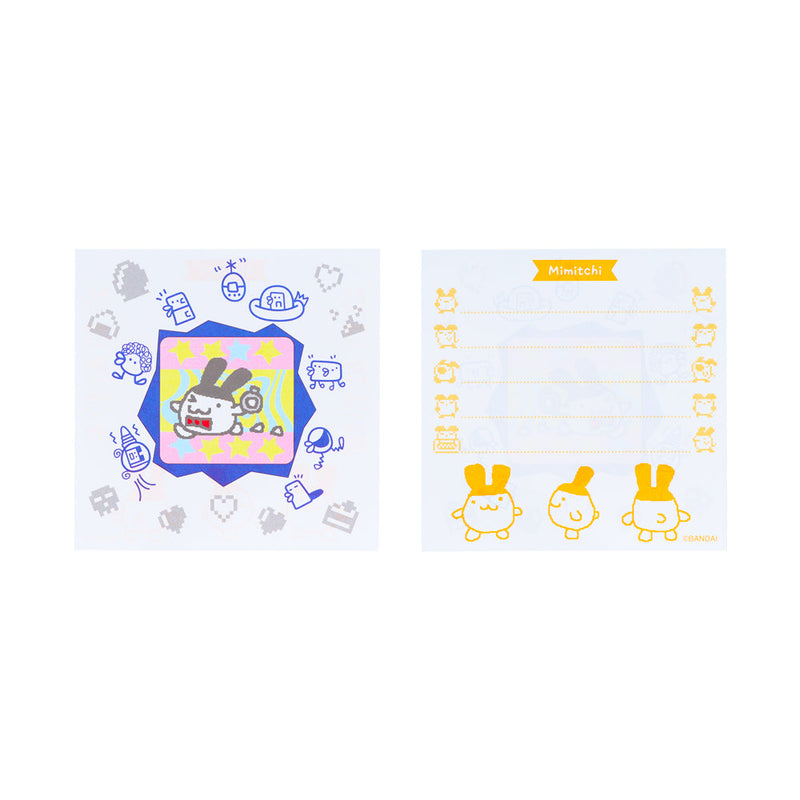 Memo Pad (Cover With Window/4 Designs/Tamagotchi/8.2x8.2cm (84 Sheets)/Sun Star/SMCol(s): White,Purple)