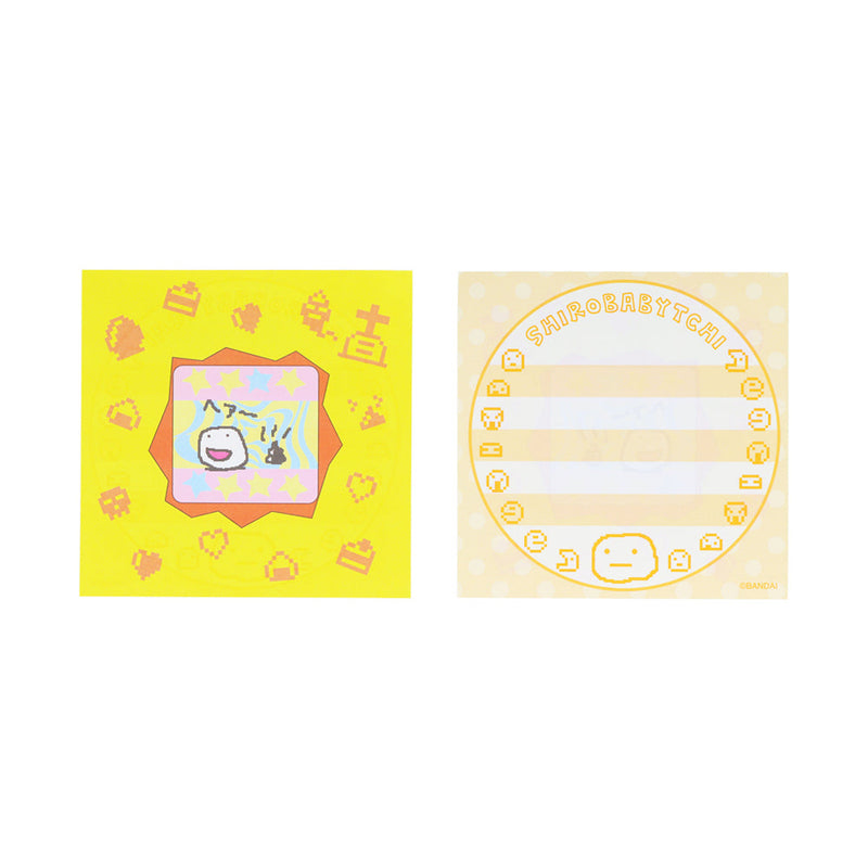 Memo Pad (Cover With Window/4 Designs/Tamagotchi/8.2x8.2cm (84 Sheets)/Sun Star/SMCol(s): White,Purple)