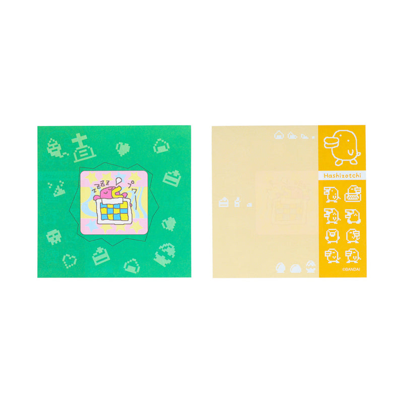 Memo Pad (Cover With Window/4 Designs/Tamagotchi/8.2x8.2cm (84 Sheets)/Sun Star/SMCol(s): White,Purple)