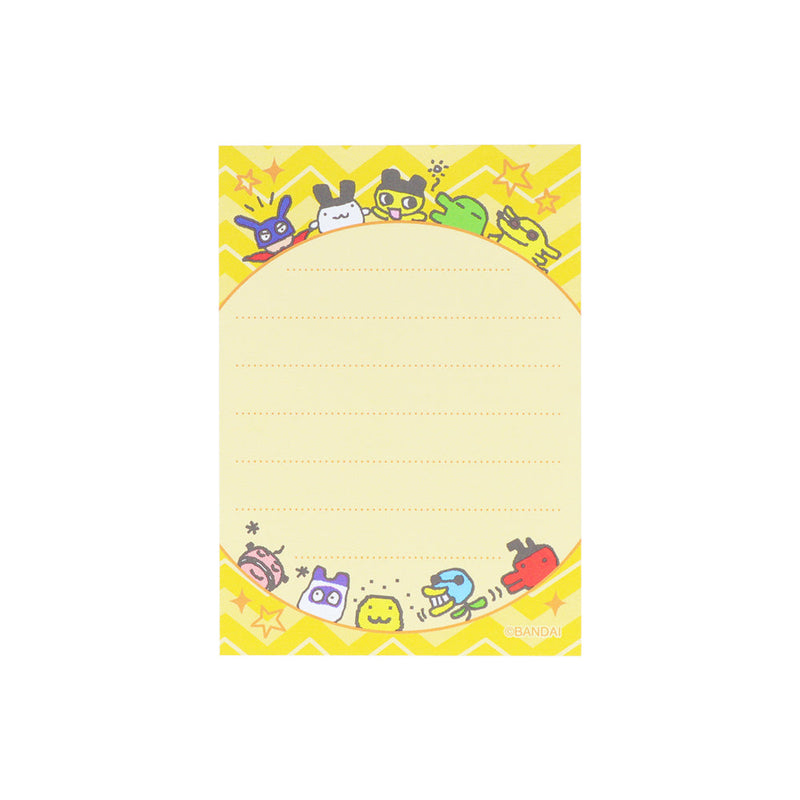 Memo Pad (Mini/Clear Cover/2 Designs/Tamagotchi/6x8.5cm (100 Sheets)/Sun Star/SMCol(s): Pink,Blue)