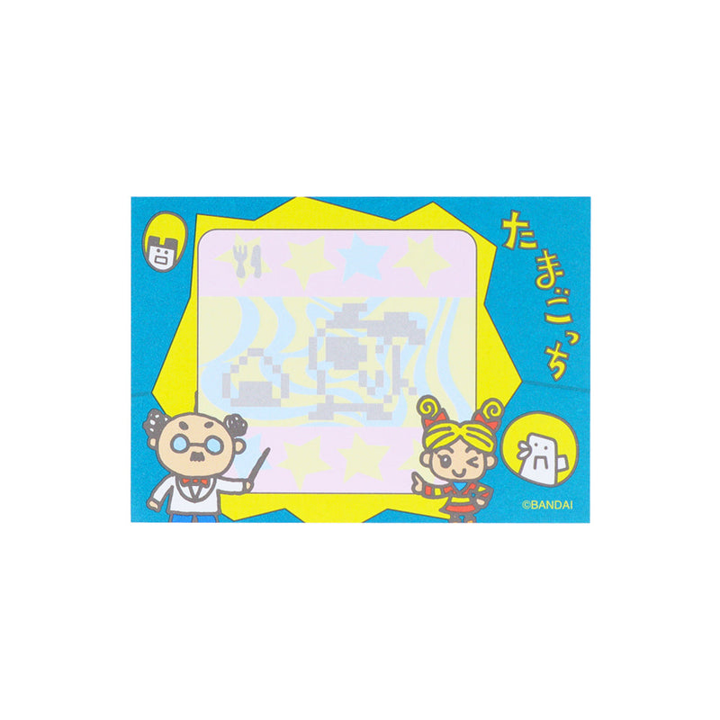 Memo Pad (Mini/Clear Cover/2 Designs/Tamagotchi/6x8.5cm (100 Sheets)/Sun Star/SMCol(s): Pink,Blue)