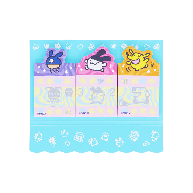 Sticky Notes (Die-Cut/3 Designs/Tamagotchi/60 Sheets/Sun Star/SMCol(s): Purple,Pink,Orange)