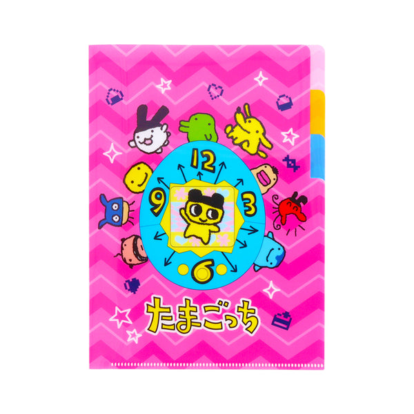 File Folder (3 Pockets/Tamagotchi/A5/16x22cm/Sun Star/SMCol(s): Pink,Blue)