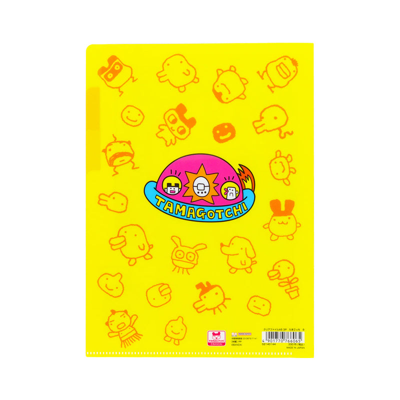 File Folder (3 Pockets/Tamagotchi/A5/16x22cm/Sun Star/SMCol(s): Yellow,Blue,Green)