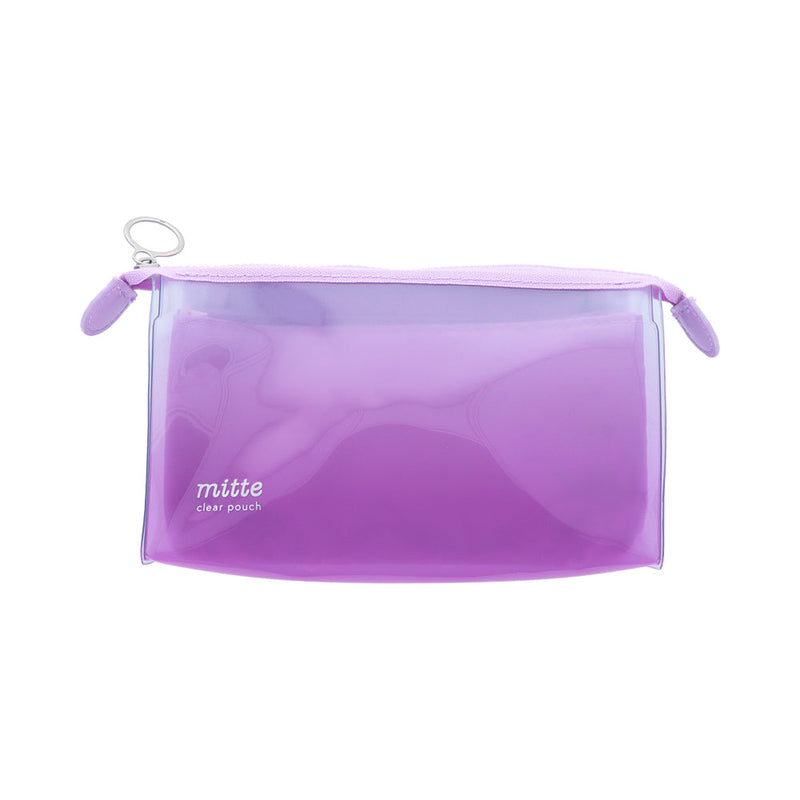 Sun Star mitte Sunset Colour Gradient With Inner Pocket Translucent Zipper Pouch 