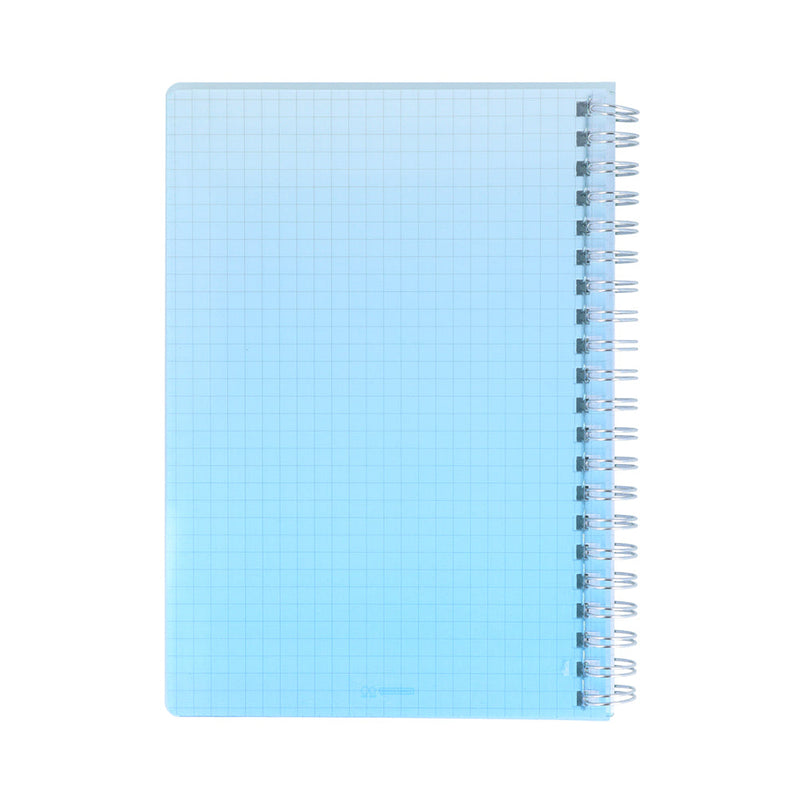 Sun Star mitte 80 Sheets B6 Morning Colour Gradient Translucent Cover Spiral Graph Ruled Notebook 