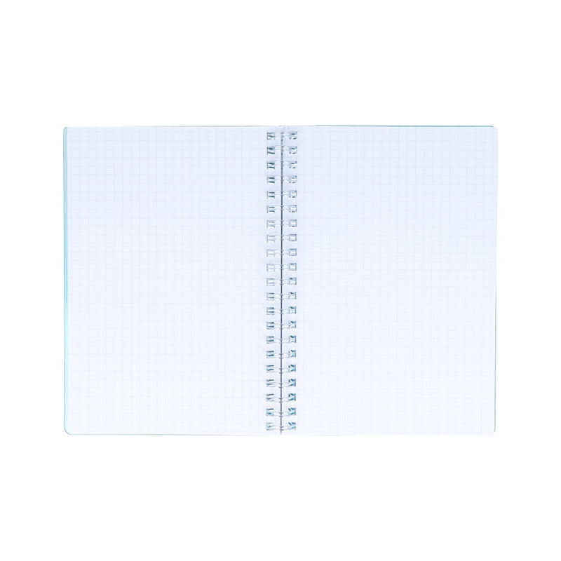 Sun Star mitte 80 Sheets B6 Morning Colour Gradient Translucent Cover Spiral Graph Ruled Notebook 