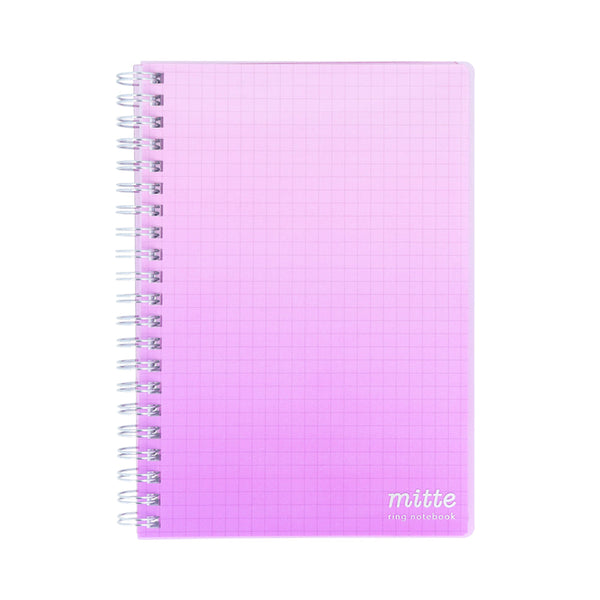 Sun Star mitte 80 Sheets B6 Sunset Colour Gradient Translucent Cover Spiral Graph Ruled Notebook 