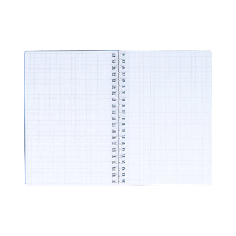 Sun Star mitte 80 Sheets B6 Midnight Colour Gradient Translucent Cover Spiral Graph Ruled Notebook 