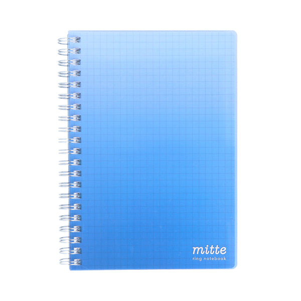 Sun Star mitte 80 Sheets B6 Midnight Colour Gradient Translucent Cover Spiral Graph Ruled Notebook 