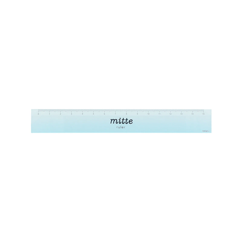 Sun Star mitte 15cm Morning Colour Gradient Translucent Ruler 