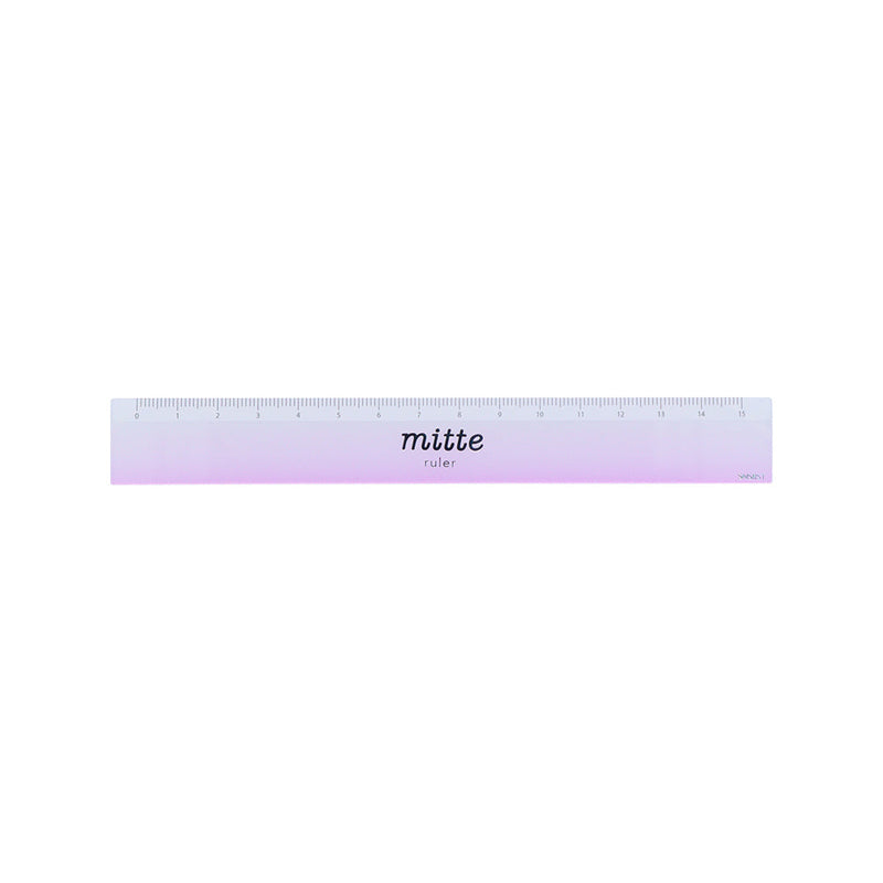 Sun Star mitte 15cm Sunset Colour Gradient Translucent Ruler 