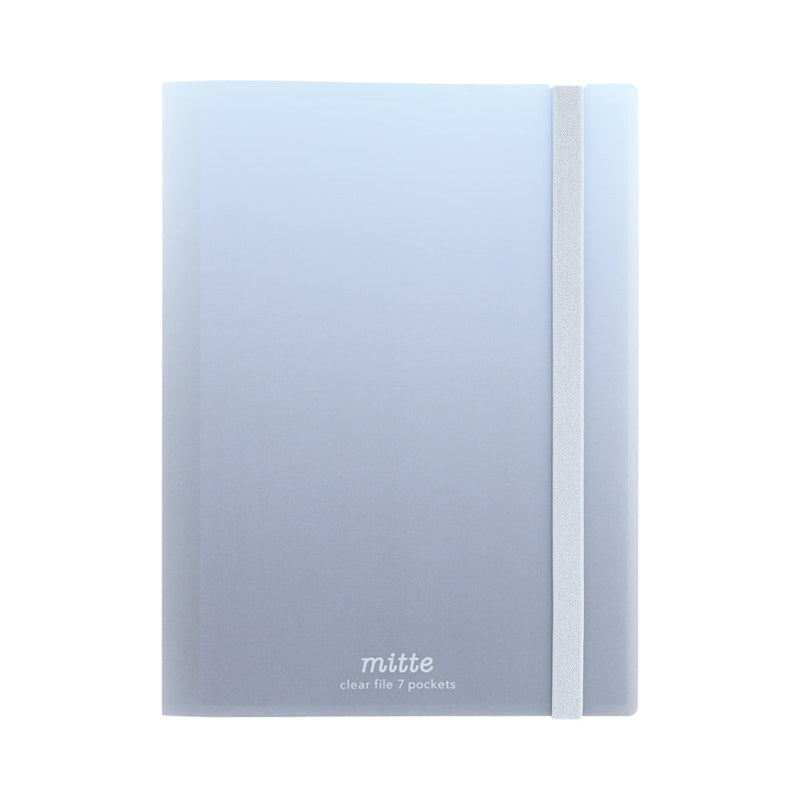 Sun Star mitte Cloudy Colour Gradient With Elastic Band Book Type 7 Pockets File Folder 