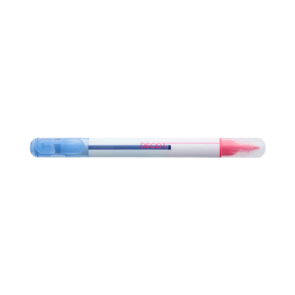 Sun Star DECOT Navy,Pink With Clip Can Use Bullet Tip to Write on Top of Chisel Tip Dual-Ended: Chisel Tip & Bullet Tip Marker 