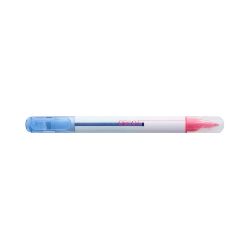 Sun Star DECOT Navy,Pink With Clip Can Use Bullet Tip to Write on Top of Chisel Tip Dual-Ended: Chisel Tip & Bullet Tip Marker 