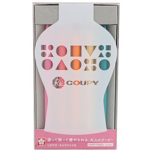 Sakura COUPY Crayons 5 Clours [LOVE]