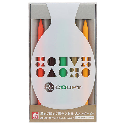 Sakura COUPY Crayons 5 Clours [ORIGINALITY]