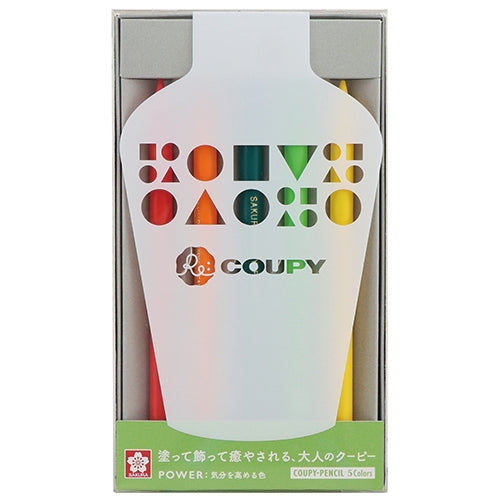 Sakura COUPY Crayons 5 Clours [POWER]