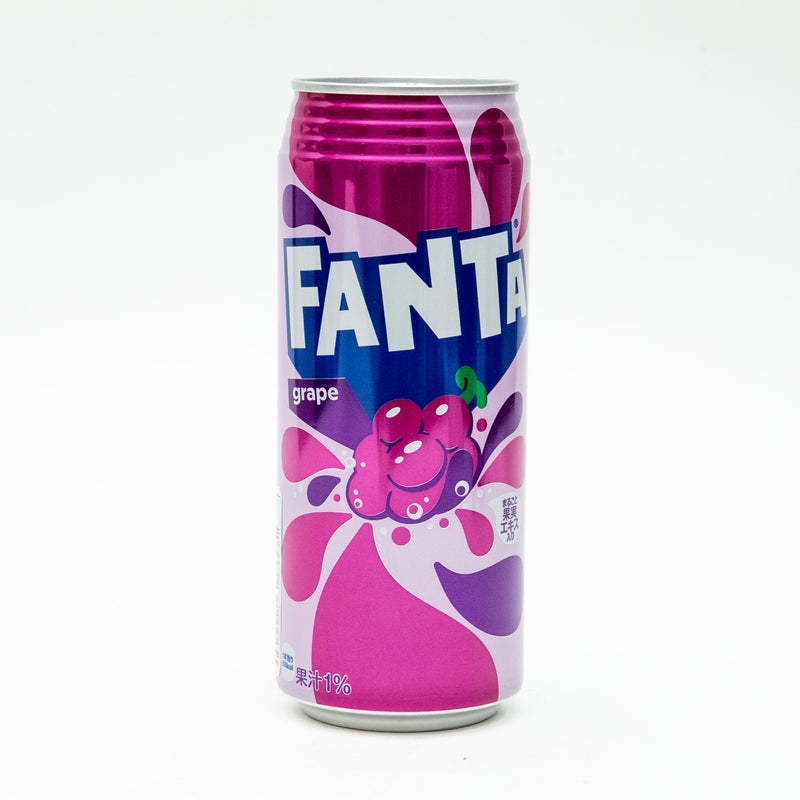 COCA-COLA - Fanta Grape Soda 500ml CAN