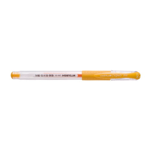 Mitsubishi Pencil Uni-Ball Signo Golden Yellow Gel Ink 0.38mm Ballpoint Pen 