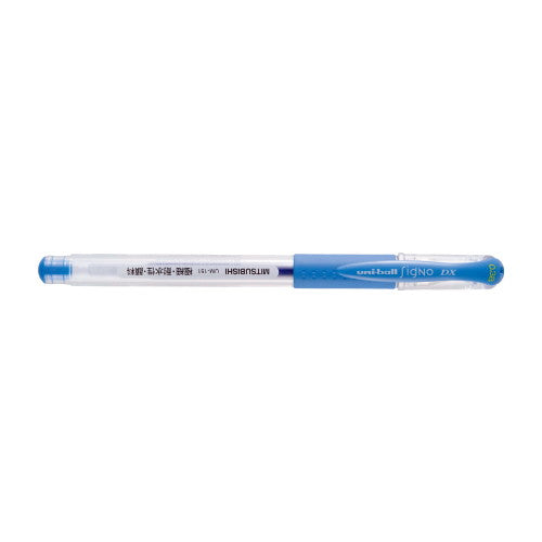 Mitsubishi Pencil Uni-Ball Signo Light Blue Gel Ink 0.38mm Ballpoint Pen 