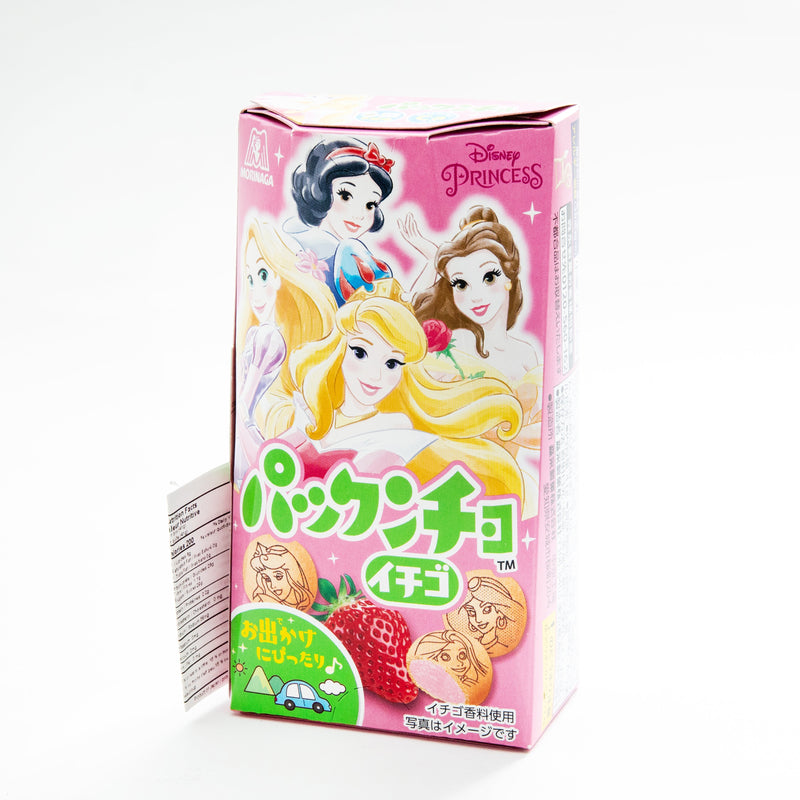 Morinaga Disney Princess Pakkuncho Strawberry Biscuit