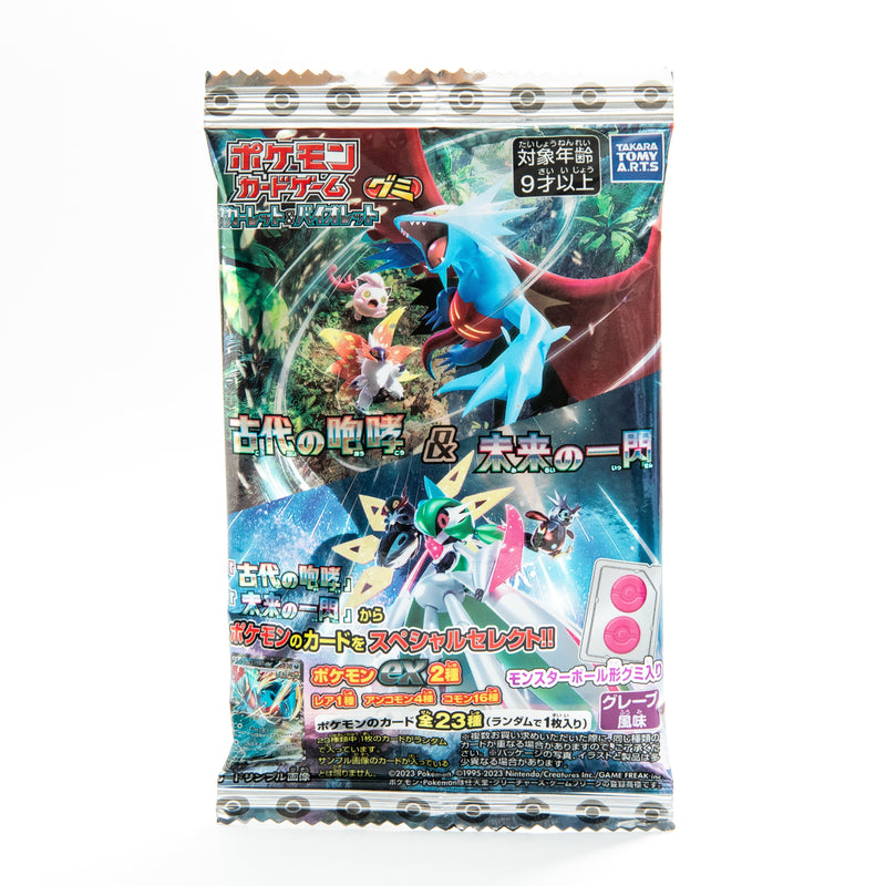 Takara Tomy A.R.T.S Pokemon Card Paradox Rift Ancient Roar/Future Flash with Gummy