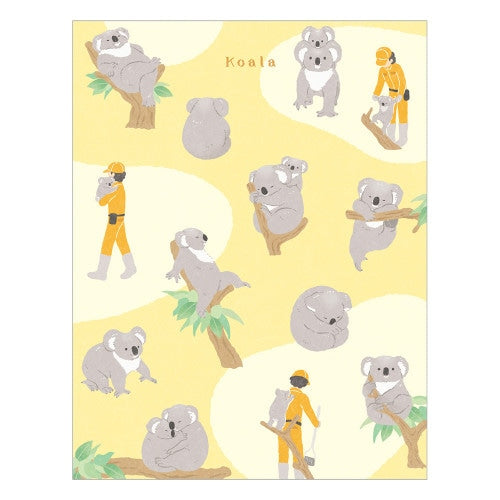 NB ZOOm in Animals 80 Sheets Koala 1 Die-Cut Design 2 Designs Memo Pad 