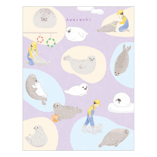 NB ZOOm in Animals 80 Sheets Seal 1 Die-Cut Design 2 Designs Memo Pad 