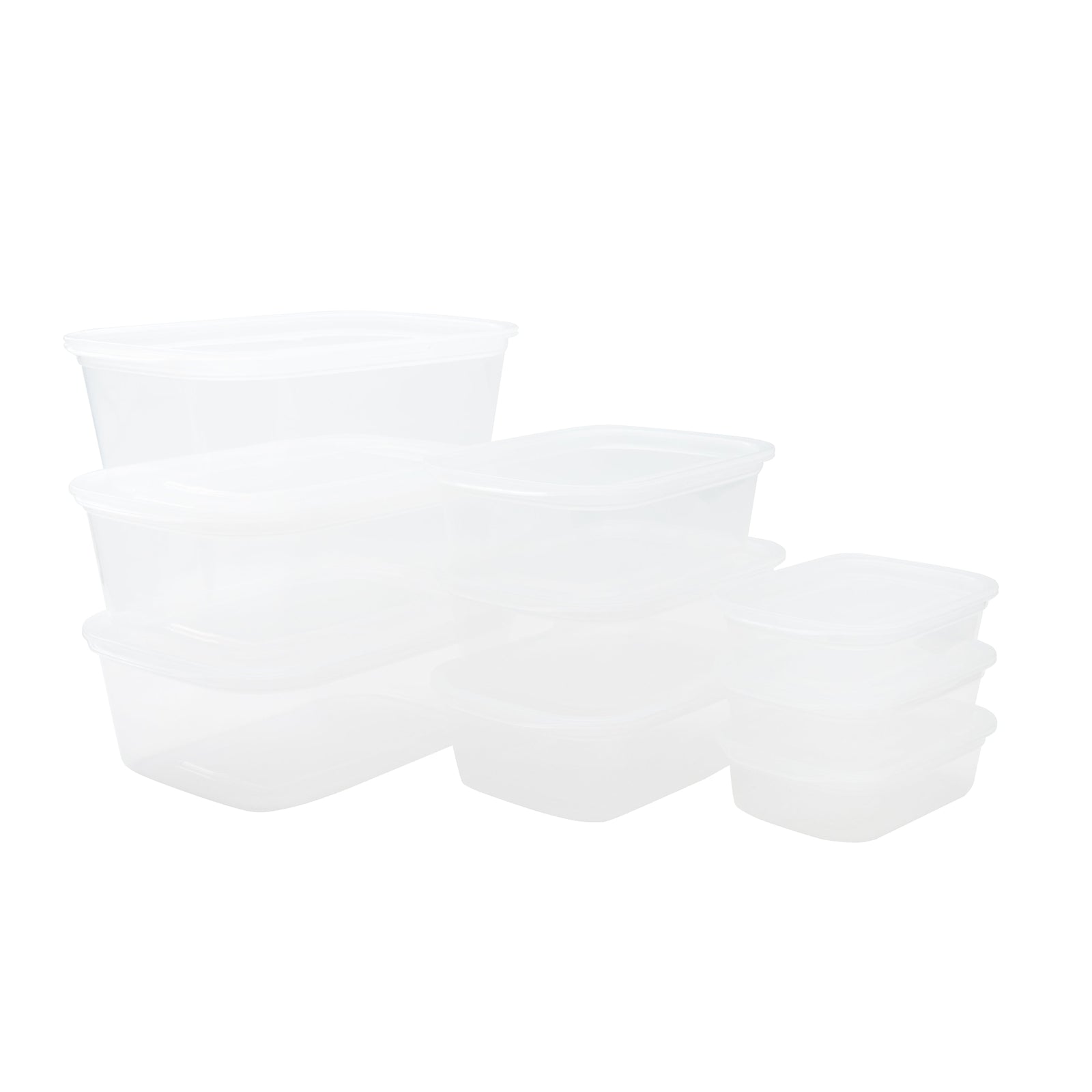 Inomata Food Container Set of 9 (140mL x 3) (400mL x 3) (950mL x 3)