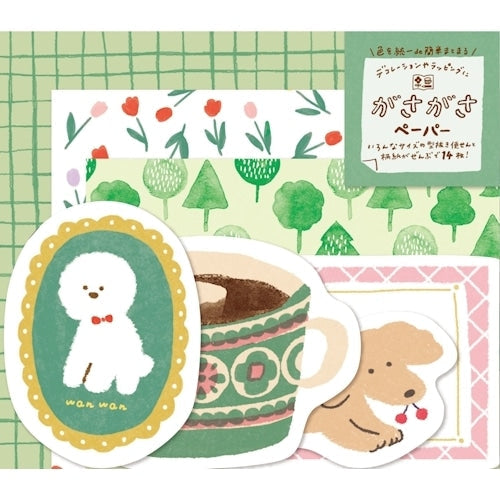 Watashi Biyori Decoration Paper Green