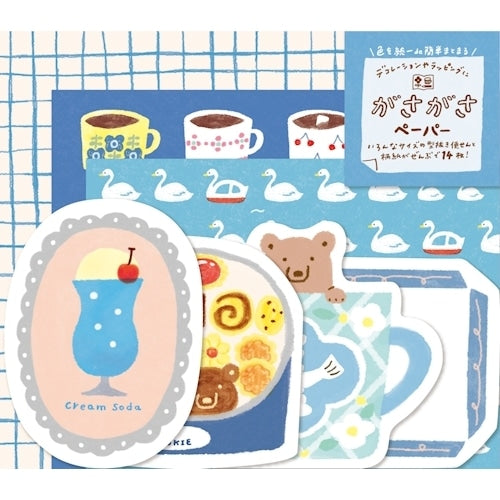 Watashi Biyori Decoration Paper Blue