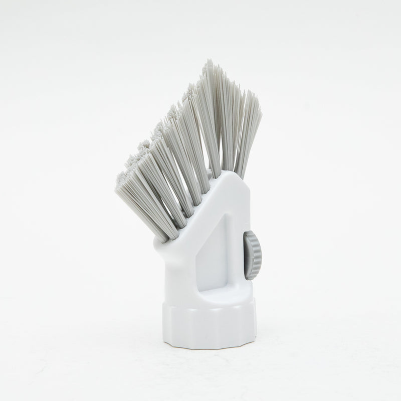 Cleaning Brush (Attach on Plastic Bottle/With Water Valve/Corner Brush/For Cleaning Corners/3.2x3.2x10cm/Kokubo/SMCol(s): Grey,White)