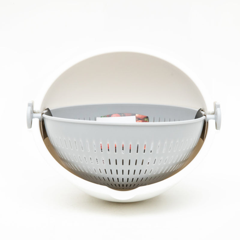 Colander (PP/Spin Wheel/Heat Resistance: 120?/S/2L/Ø19cm/Kokubo/SMCol(s): Grey,White)