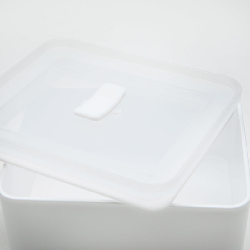 Food Container (PP/With Air Valve/Microwave & Dishwasher Safe/Temperture Resistance: -20? to 140?/Stackable/440mL/12x10x5.5cm/Kokubo/HAUS/SMCol(s): White)